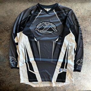 Marshall black & white motocross racing jersey